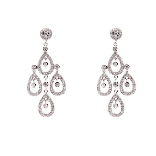 Sterling Silver Chandelier Earring