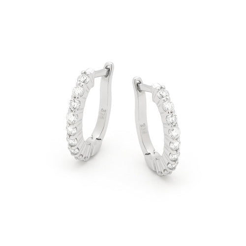 9ct lab grown diamond earrings
