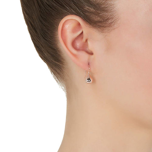 Sterling silver tear drop earring