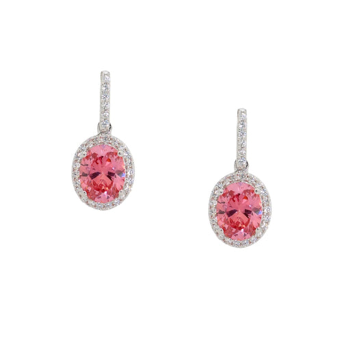 Sterling silver cubic zirconia earrings