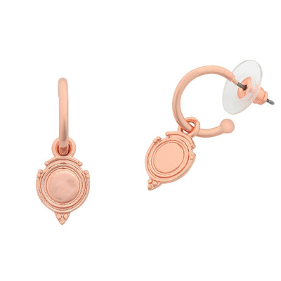 Teagan rose gold earring