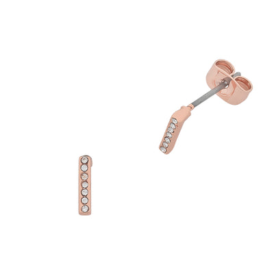 Mika rose gold earrings