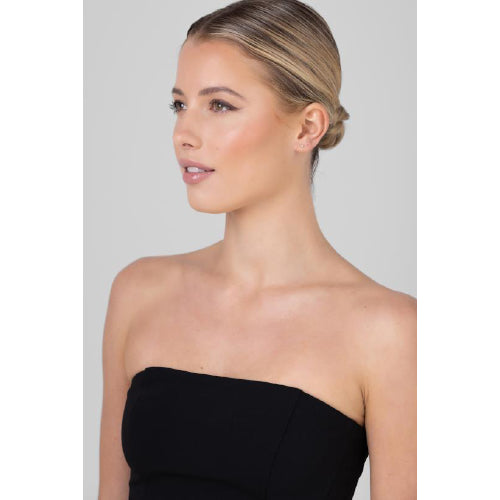 Petite Dixie rose gold earrings