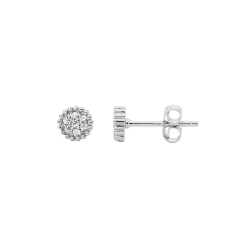 Sterling silver cz studs