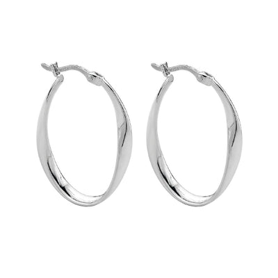 Cinta Hoop Sterling Silver