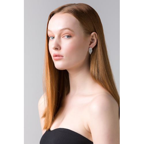 Fame silver earring