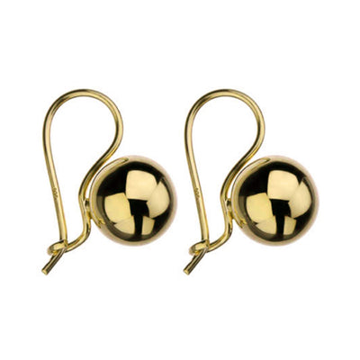Euroball gold plated earrings