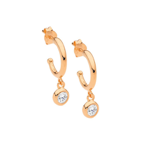 Sterling silver with rose gold plating