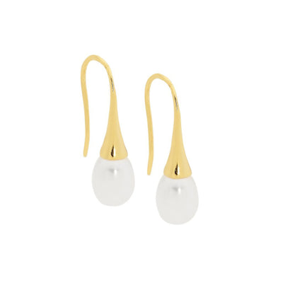 Pearl drop earrings