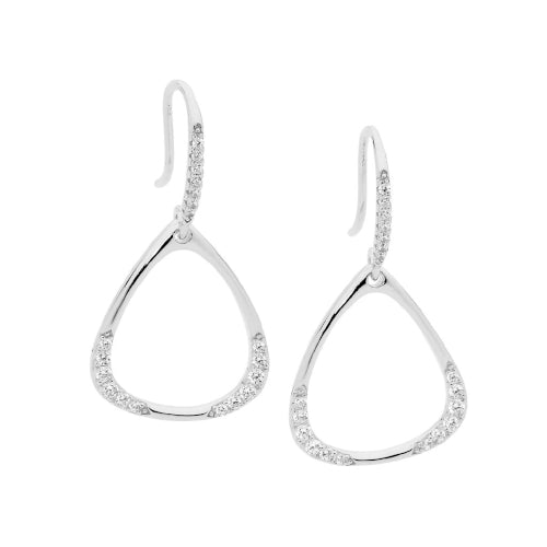 Sterling silver drop earrings
