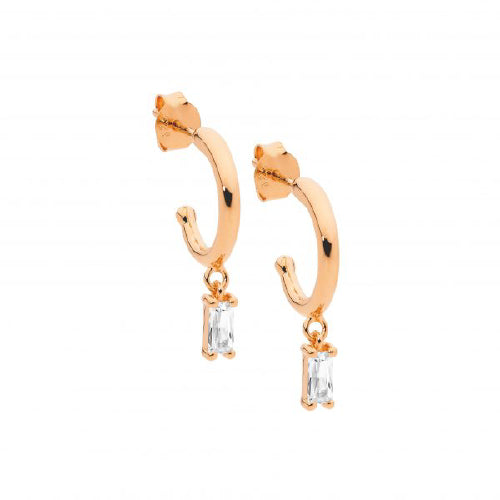 Sterling silver gold plated earrings