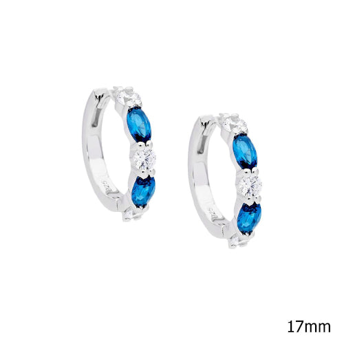Stelring silver hoops
