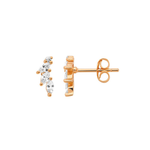 Sterling silver gold plated earrings