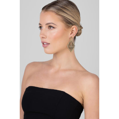 Frida rose gold earrings