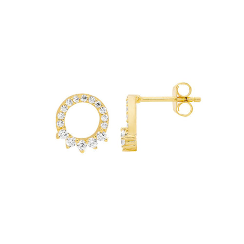 Sterling silver CZ  earrings