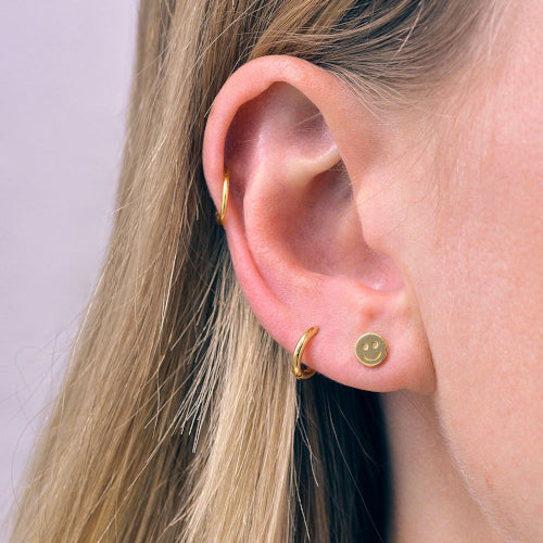 Smiley face earrings