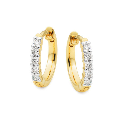 9ct lab grown diamond earrings
