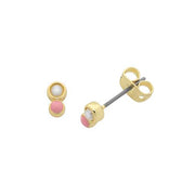 Heather pink earring