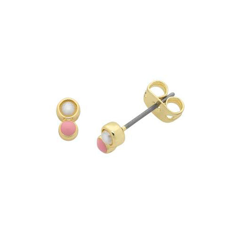 Heather pink earring