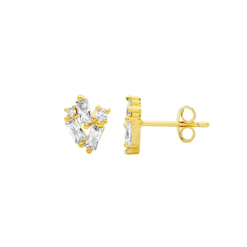 Multi CZ earrings