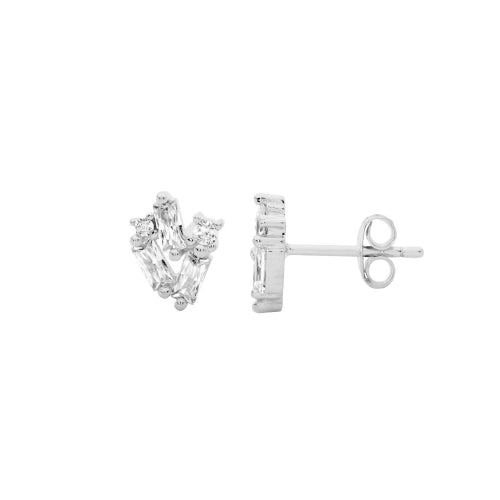 Multi cz earrings