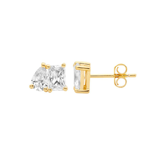 CZ stud earrings