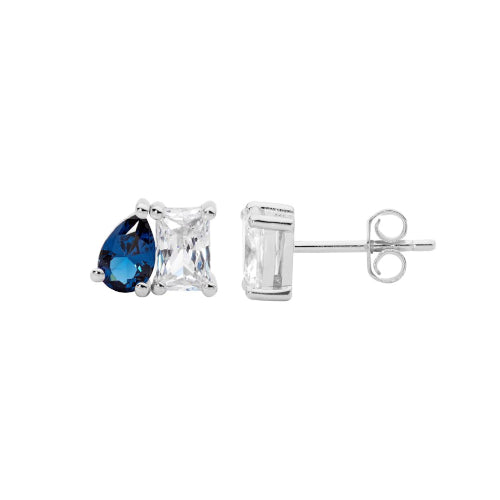 CZ stud earrings
