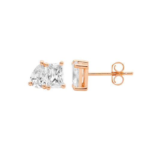 CZ stud earrings