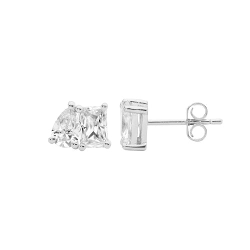 CZ stud earrings