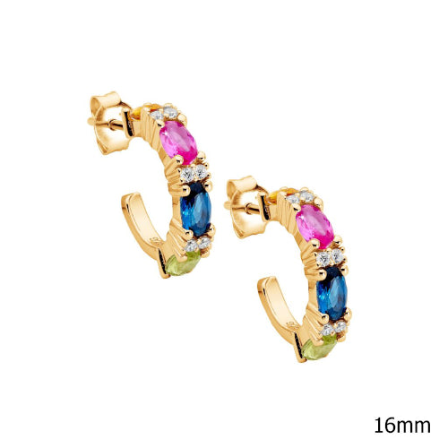 Multi colour hoops