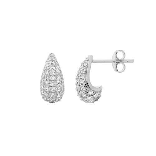 Pave Drop earrings