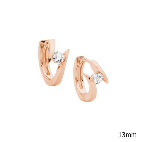 Cz Huggie Earrings