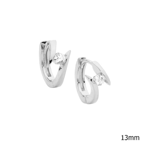 Cz Huggie Earrings