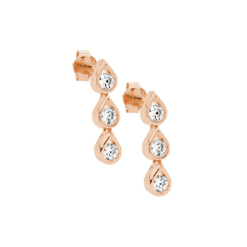 Cz Drop Earrings