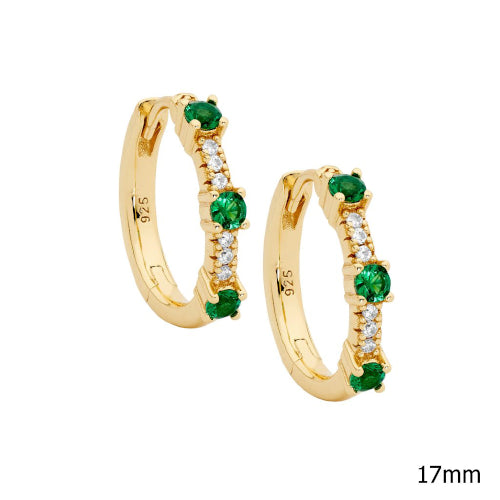 Cz Huggie Earrings