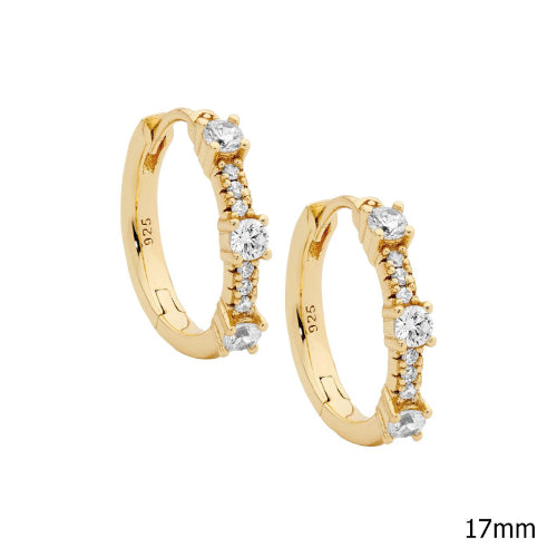 Cz Huggie Earrings