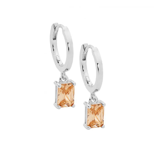 Huggie Drop Earrings