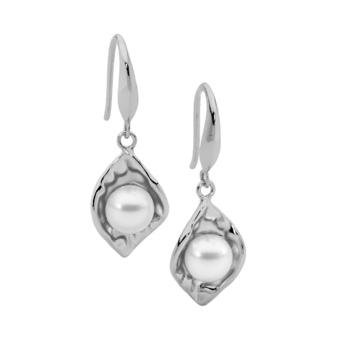Sterling Silver & Pearl Earrings