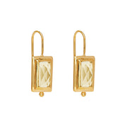 Lemon quartz earring by Najo
