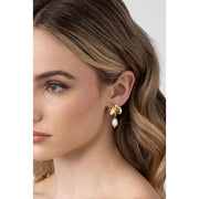 Sierra Gold Pearl Earring