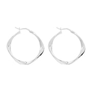 Garden of Eden hoop earrings