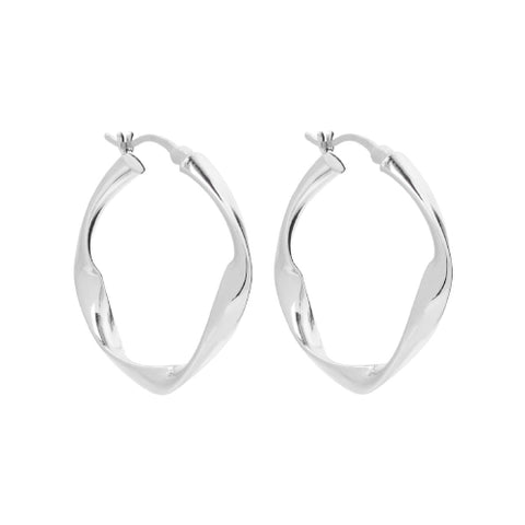 Garden of Eden hoop earrings