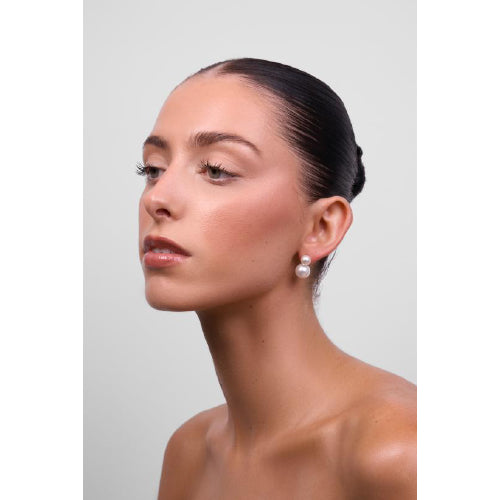 Valentina Double pearl earring