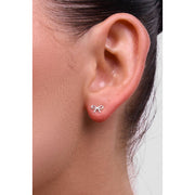 Petite Fancy Rose Gold Earring