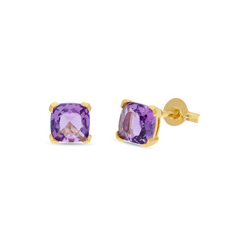 9ct Amethyst earrings
