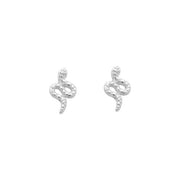 Petite Boa Silver Earring