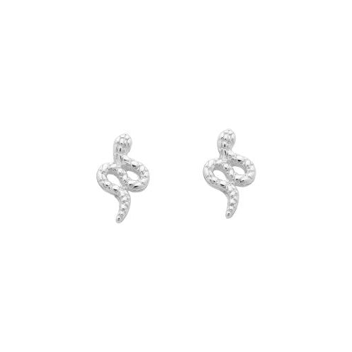Petite Boa Silver Earring