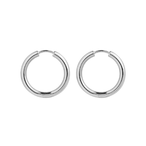 Subtle Huggie Earring - Sterling Silver