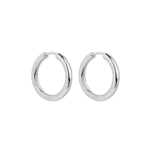 Subtle Huggie Earring - Sterling Silver