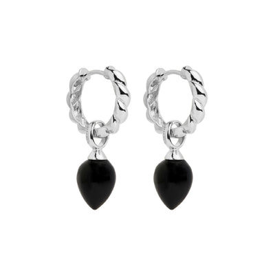 Dew Drop Onyx Earrings